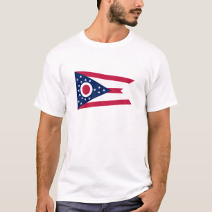 T-shirt Drapeau de l'Ohio
