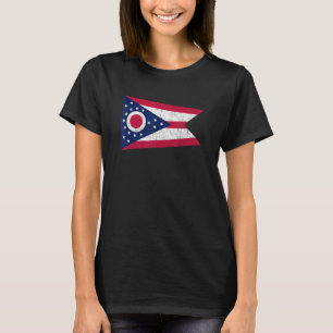 T-shirt Drapeau de l'Ohio Style Vintage 1