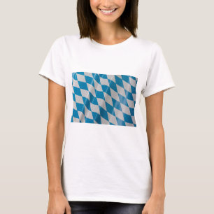 T-shirt Drapeau de l'Oktoberfest couleurs Bavière Bayern