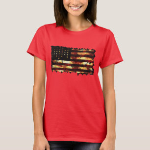 T-shirt Drapeau de l'Union, Guerre civile, Étoiles et rayu