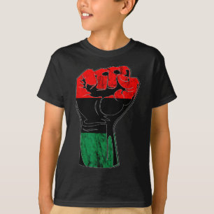 T-shirt Drapeau de l'Union panafricaine - Poignée d'histoi