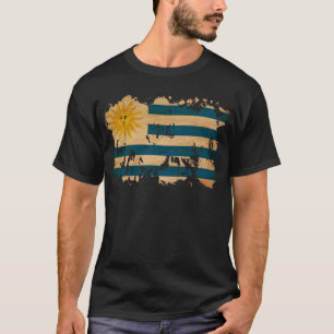 T-shirt Drapeau de l'Uruguay