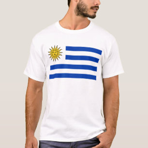 T-shirt Drapeau de l'Uruguay