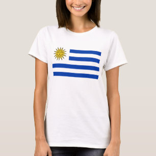 T-shirt Drapeau de l'Uruguay