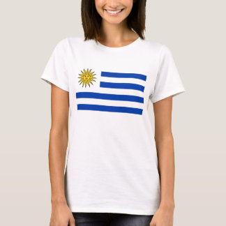 T-shirt Drapeau de l'Uruguay