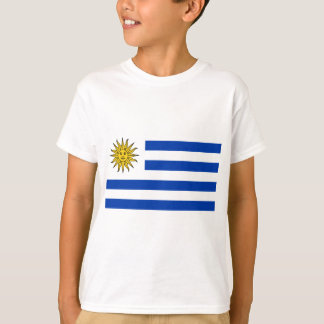 T-shirt Drapeau de l'Uruguay