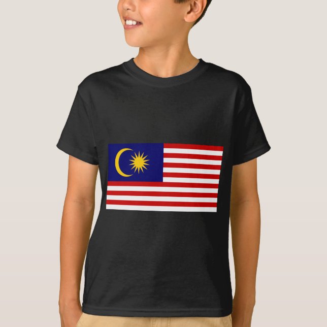 T-shirt Drapeau de Malaisie (Devant)