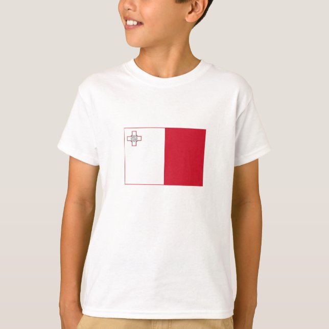 T-shirt Drapeau de Malte (Devant)