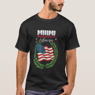 T-shirt Drapeau de Miami États-Unis d'Amérique