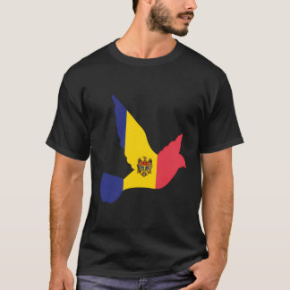 T-shirt Drapeau de Moldova