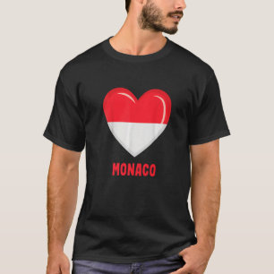 T-shirt Drapeau de Monaco Monacan