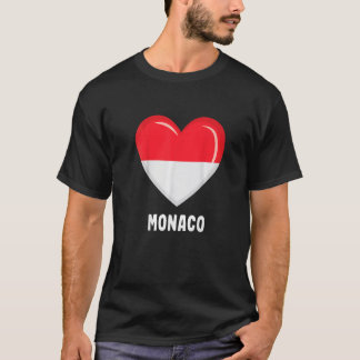 T-shirt Drapeau de Monaco Monégasque  2
