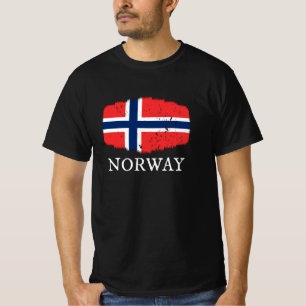 T-shirt Drapeau de Norvège