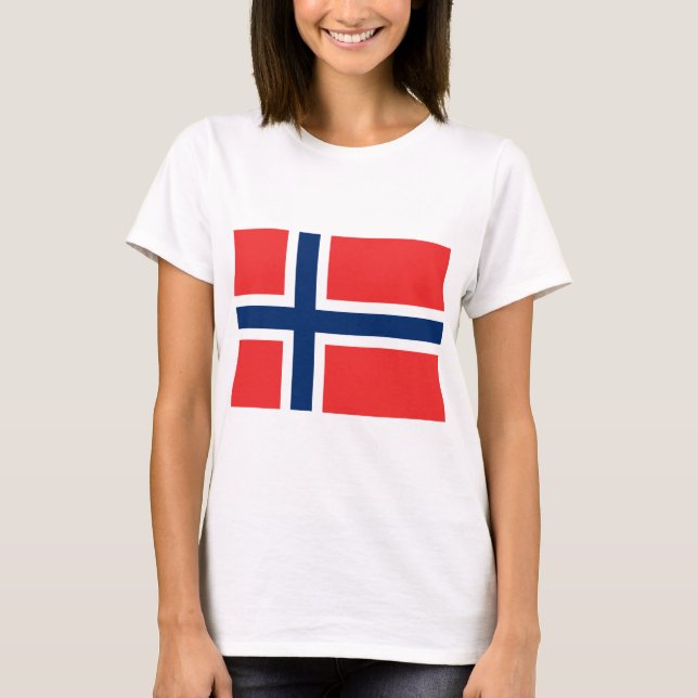 T-shirt Drapeau de Norway (Devant)