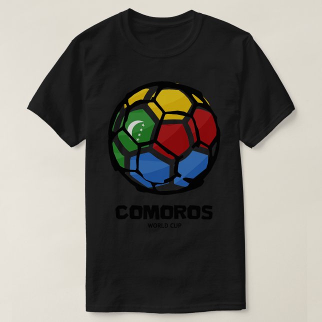 T-shirt Drapeau de pays des Comores (Design devant)