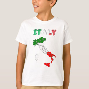 T-shirt Drapeau de pays italien