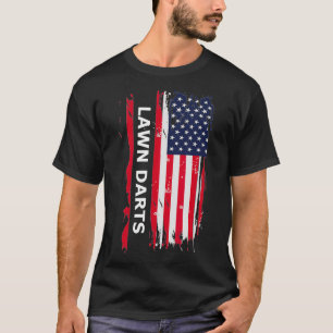 T-shirt Drapeau de pelouse Flag USA Drapeau mâle Cadeau fé