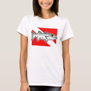 T-shirt Drapeau de plongée de Barracuda