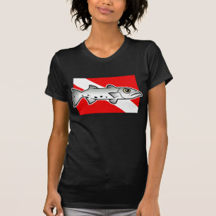T-shirt Drapeau de plongée de Barracuda