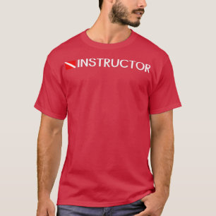 T-shirt Drapeau de plongée de l'instructeur de plongée