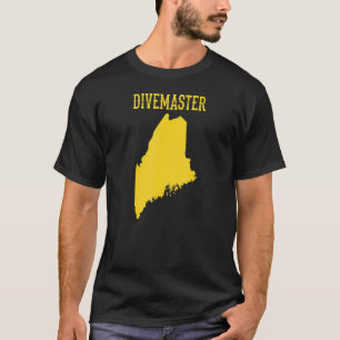 T-shirt Drapeau de plongée de l'instructeur de plongée en