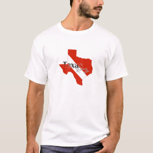T-shirt Drapeau de plongée en forme de Texas Texan Scuba 