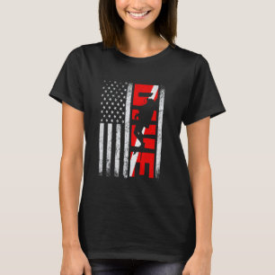 T-shirt Drapeau de plongée en scaphandre amusant et en dét