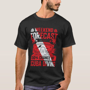 T-shirt Drapeau de plongée en scaphandre drôle incroyable