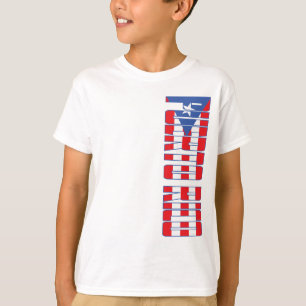T-shirt Drapeau de Porto Rico