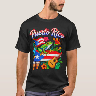 T-shirt Drapeau de Porto Rico Fier Boricua Porto-Ricain