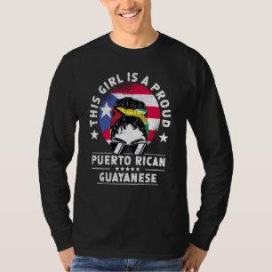 T-shirt Drapeau de Porto Rico Fierté de femme fille adulte