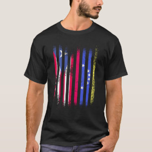 T-shirt Drapeau de Porto Rico Vénézuela Drapeaux de pays c
