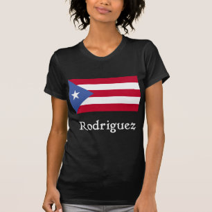 T-shirt Drapeau de Portoricain de Rodriguez