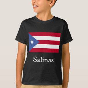 T-shirt Drapeau de Portoricain de salines