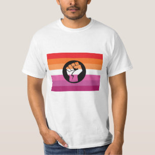 T-shirt Drapeau de protestation lesbienne