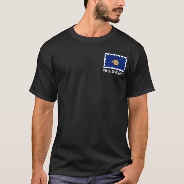T-shirt Drapeau de Québec (Devant)