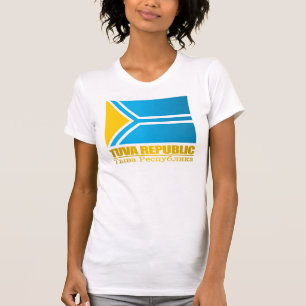 T-shirt Drapeau de République de la Touva (Tyva)