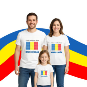 T-shirt Drapeau de Roumanie