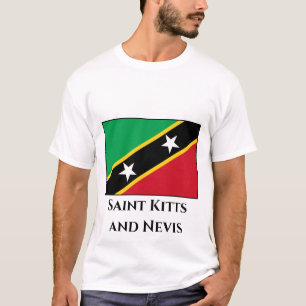 T-shirt Drapeau de Saint-Kitts-et-Nevis