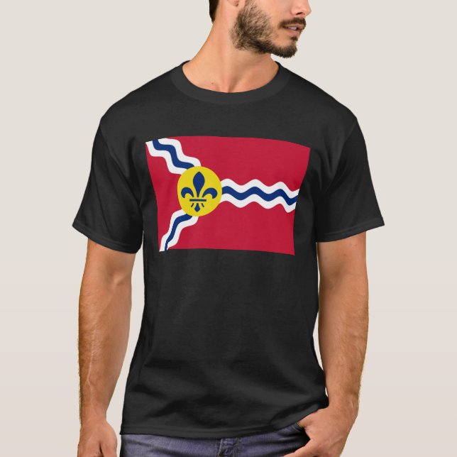T-shirt Drapeau de Saint-Louis (Devant)