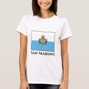 T-shirt Drapeau de Saint-Marin