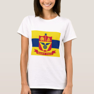 T-shirt Drapeau de Saint Paul (Minnesota)