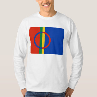 T-shirt Drapeau de Sami (longues douilles)