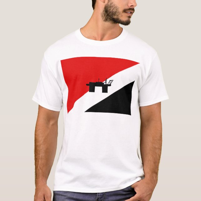 T-shirt Drapeau de Sealand (Devant)