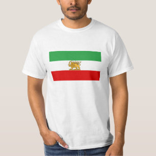 T-shirt Drapeau de Shah de 1964-1980) شیروخورشید