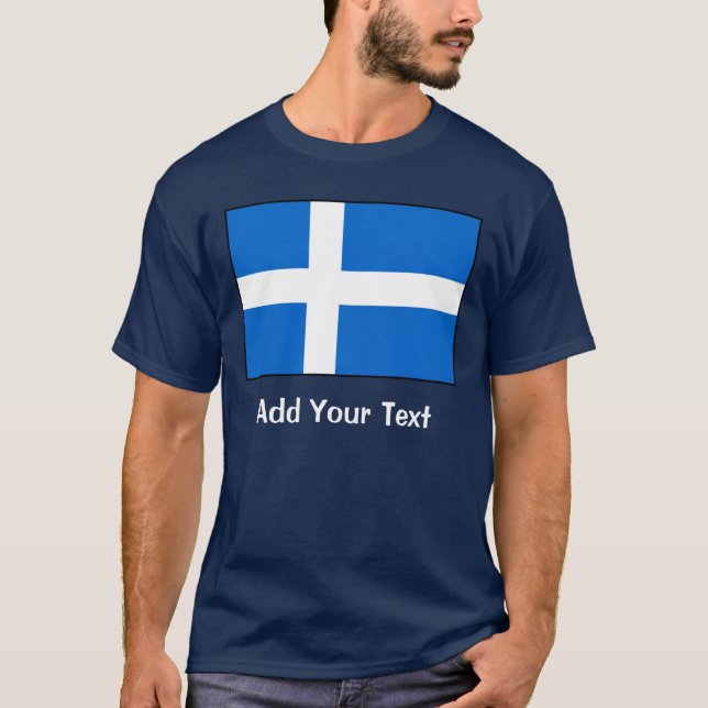 T-shirt Drapeau de Shetland (Devant)