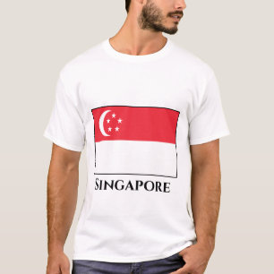 T-shirt Drapeau de Singapour