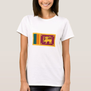 T-shirt Drapeau de Sri Lanka