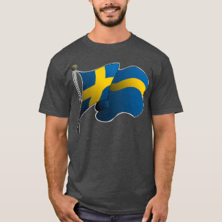 T-shirt Drapeau de Suède