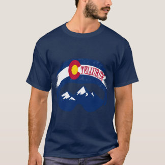 T-shirt Drapeau de Telluride Colorado